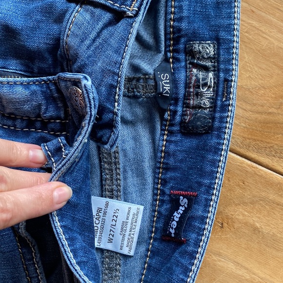 Silver Suki Capri size 27 - Picture 2 of 4